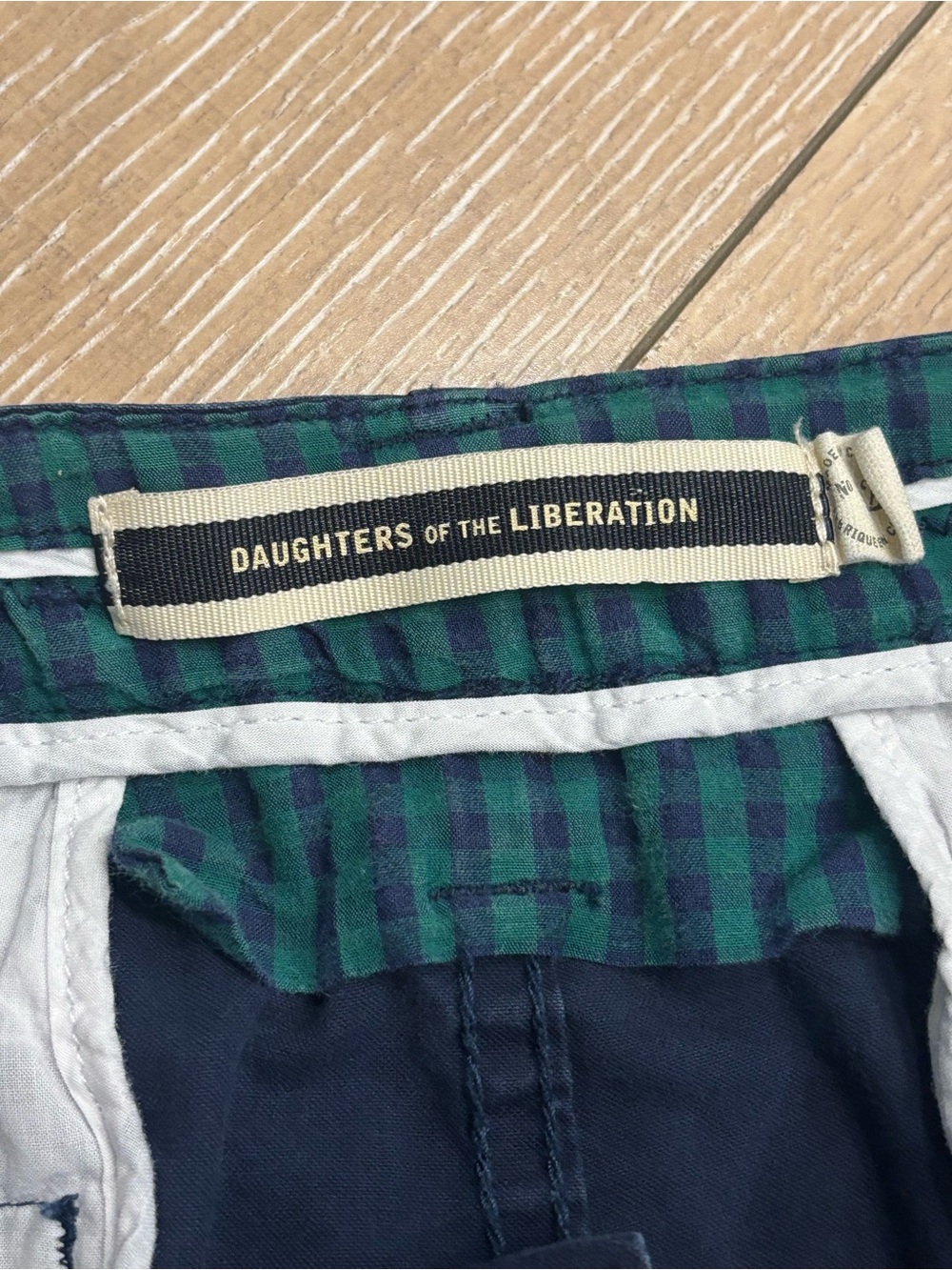 Daughters of the Liberation Navy Blue Rope Belt nautical preppy Mini Skirt 10 - Picture 5 of 9